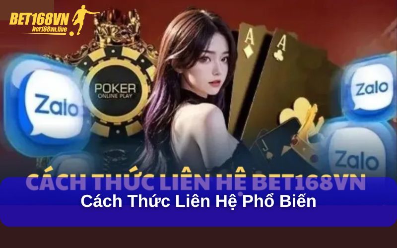 Cách thức liên hệ phổ biến
